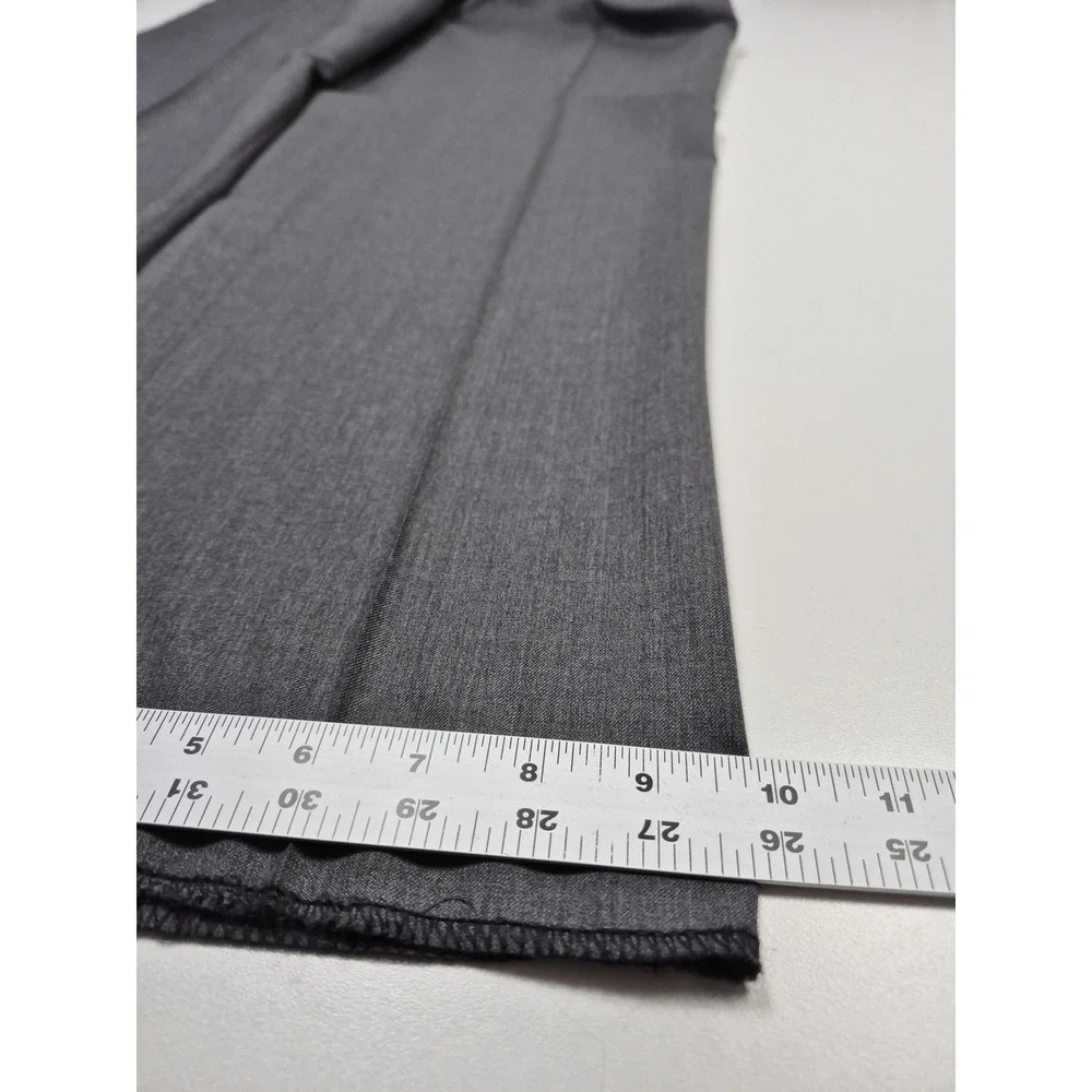 Peerless Couture International Suit Pants Men's 44x36 Gray Wool Dress Unhemmed